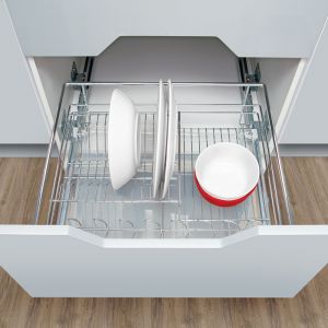 Выдвижная сушка для посуды в нижний шкаф 450